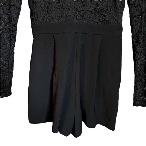 Parker black lace romper. Size xs - Picture 8 of 10
